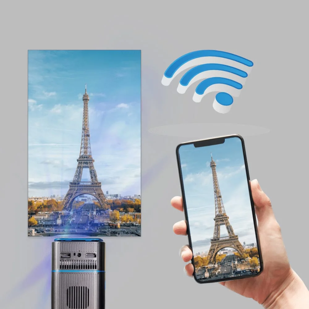 Mobile connected to LENSO SEE using WiFi